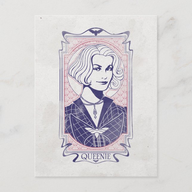 QUEENIE GOLDSTEIN™ Illustration Postcard (Front)