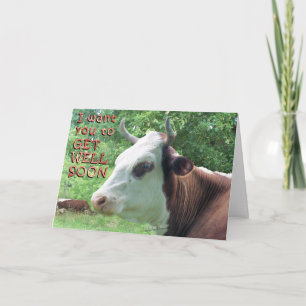 Queenie Says--Get Well Soon Card