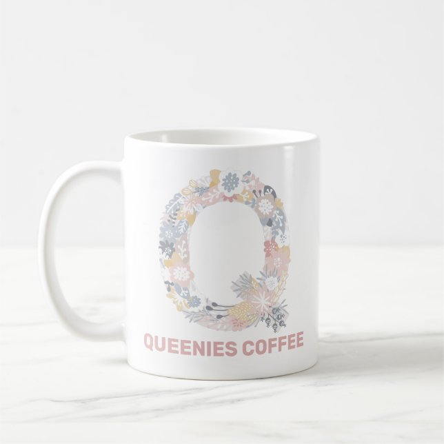 QUEENIES COFFEE Mug With Editable Text (Left)