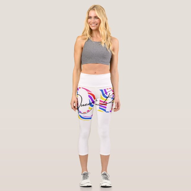 Queenie's leggins capri leggings (Front)