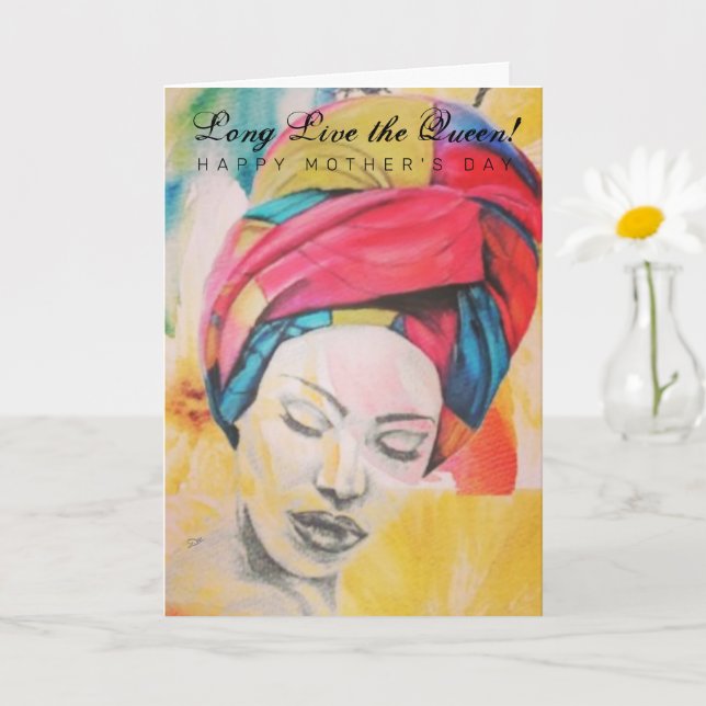 QUEENIFICENT - Mother's Day Card (Small Plant)