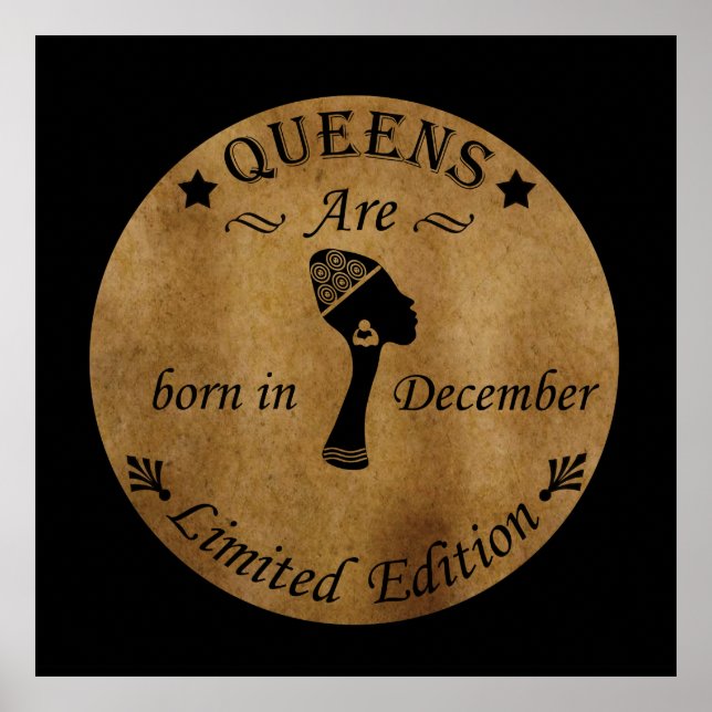 queens are born in december poster (Front)