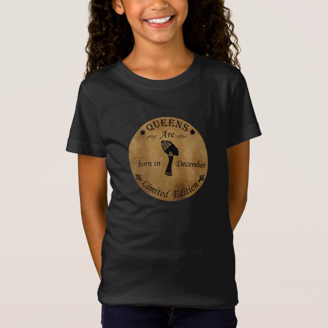 queens are born in december T-Shirt (Front)
