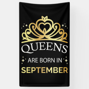 Queens Are Born In September I Banner