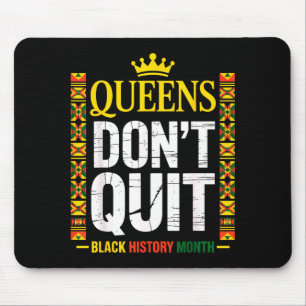 Queens Black History Queens Kente Pride For Women Mouse Mat