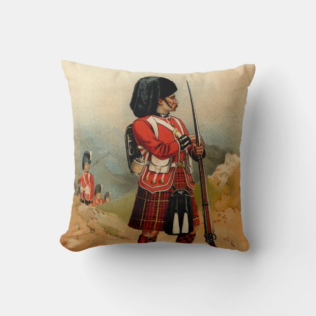 Queens Cameroon Highlanders Cushion (Front)