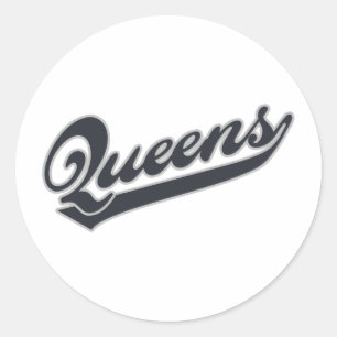 *Queens Classic Round Sticker