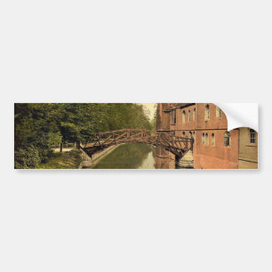 Queen's College Bridge, Cambridge, England classic Bumper Sticker