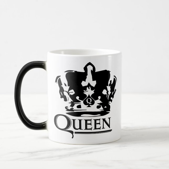 Queens Crown colour changing mug (Left)