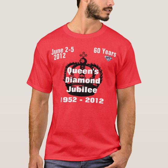 Queens Diamond Jubilee 1952-2012 T-shirt (Front)