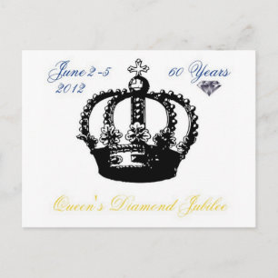 Queens Diamond Jubilee 2012 Postcard