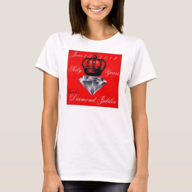 Queens Diamond Jubilee 2012 T-shirt (Front)