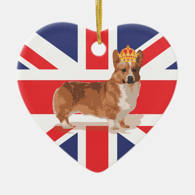 Queen's Diamond Jubilee Corgi ornament (Front)