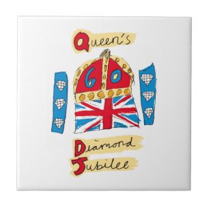 Queen's Diamond Jubilee Emblem Tile