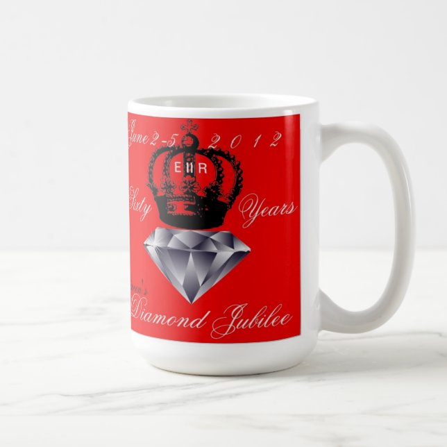 Queens Diamond Jubilee Mug (Right)