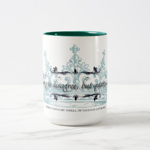 "Queens Don't Beg" Quote Mug in Green
