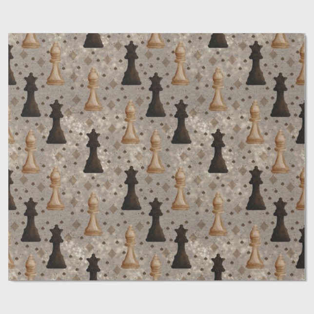 Queens Gambit Wrapping Paper (Flat)