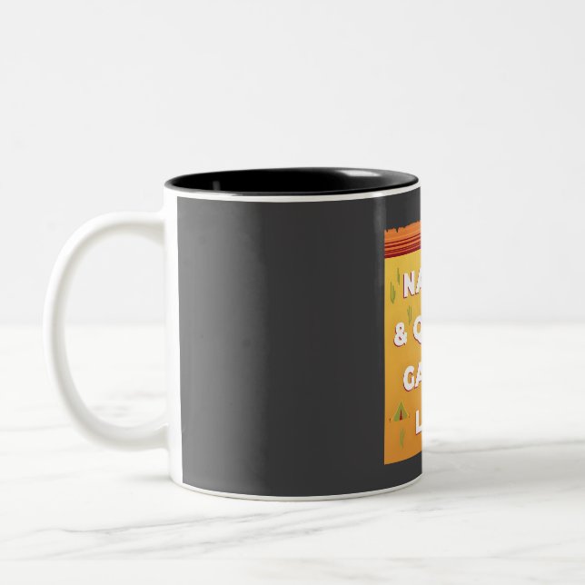 Queens Garden Trail - Bryce Canyon   Two-Tone Coffee Mug (Left)