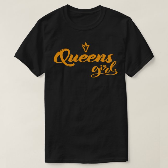 Queens Girl New York 5 T-Shirt (Design Front)