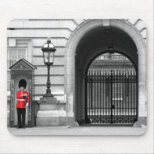 Queen's Guard Keeping Watch Mouse Mat