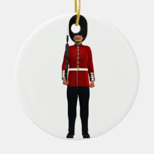 Queen's Guardsman Ceramic Tree Decoration