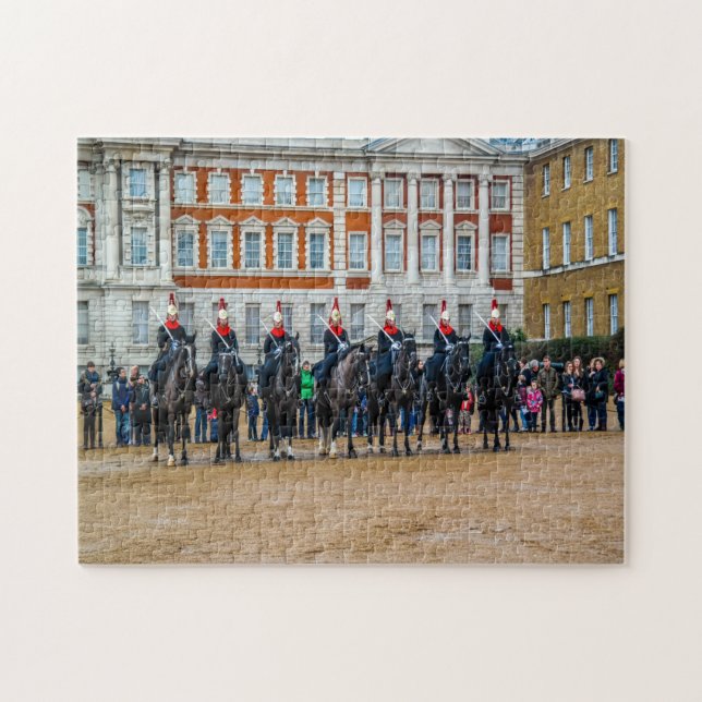 Queen's Horse Guards in London Jigsaw Puzzle (Horizontal)
