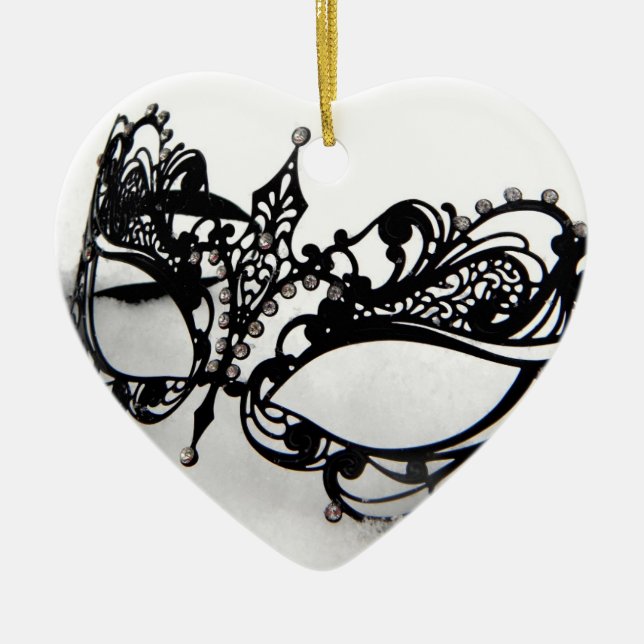 Queens Mask Ceramic Tree Decoration (Front)