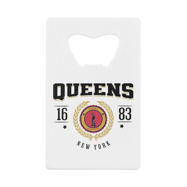 Queens New York 1683 Black (Front)