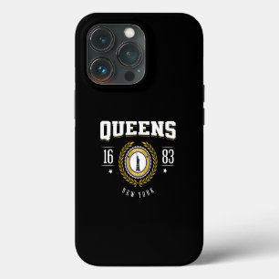 Queens New York 1683 White iPhone 13 Pro Case
