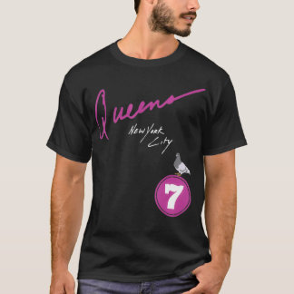 Queens New York City Pigeon 7 Train T-Shirt