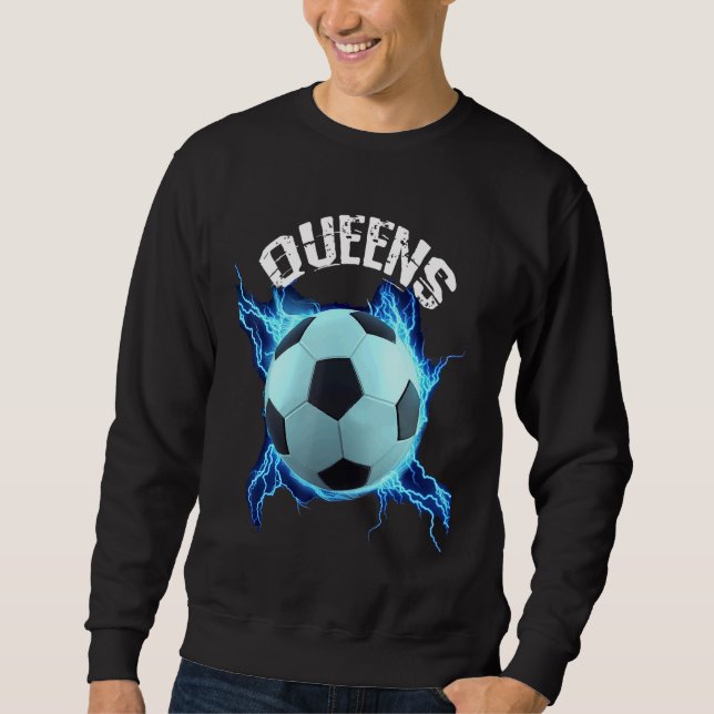 Queens New York Soccer Sweatshirt (Front)