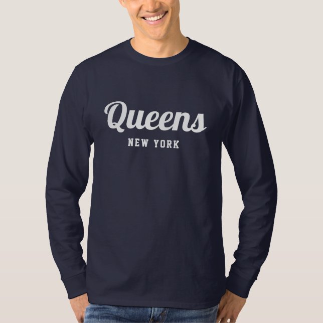 Queens New York  T-Shirt (Front)