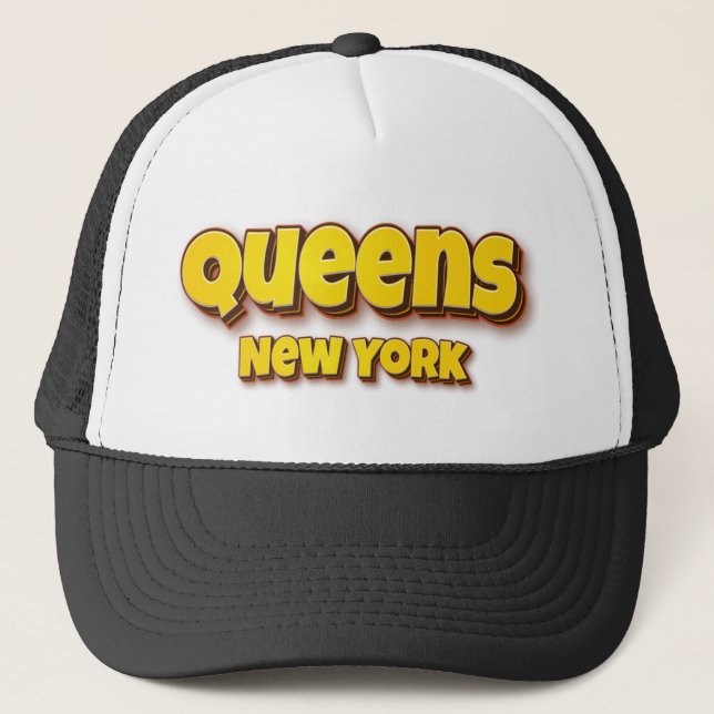 Queens New York Trucker Hat (Front)