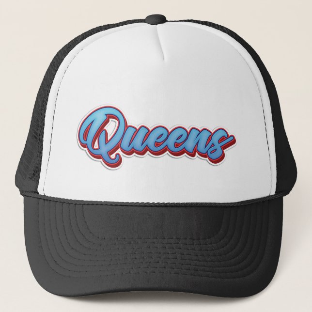 Queens New York Trucker Hat (Front)