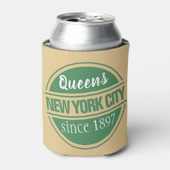 Queens NYC 1897 Can Cooler (Can Front)
