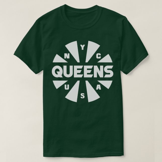 Queens NYC 1 T-Shirt (Design Front)