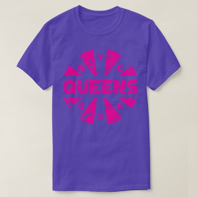 Queens NYC 5 T-Shirt (Design Front)