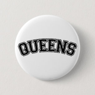 QUEENS, NYC 6 CM ROUND BADGE