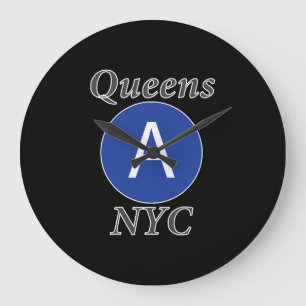 Queens NYC A Train Large Clock