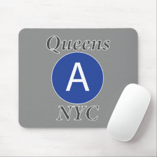 Queens NYC A Train Mouse Mat