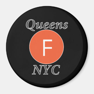 Queens NYC F Train Magnet