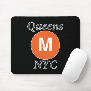 Queens NYC M Train Mouse Mat