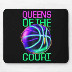 Queens Of The Court - Women And Girls Bysketbyll Mouse Mat