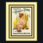 Queens Of Tonga Fragrance French Ad Poster 16 x 20<br><div class="desc">Nice french poster for Reines du Tonga Parfumery 16 x 20</div>