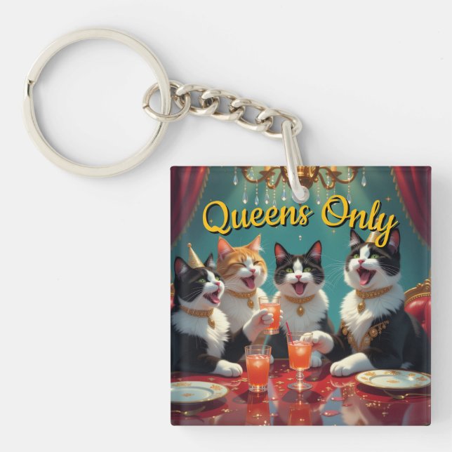Queens only! key ring (Front)