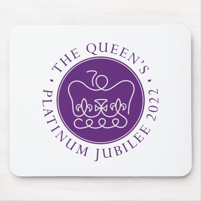 Queen's Platinum Jubilee  Mouse Mat (Front)