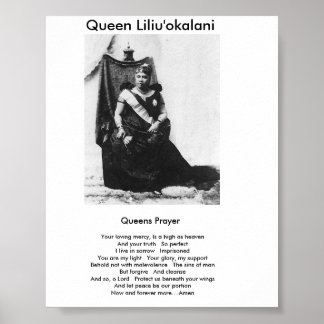 Queens Prayer Poster