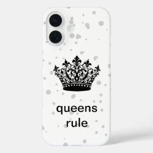 Queens Rule Crown  iPhone 16 Case