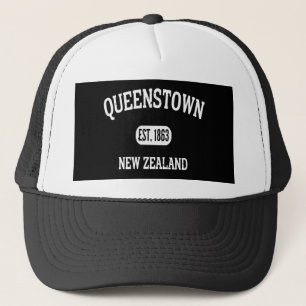 Queens Town Newzealand Vintage Trucker Hat