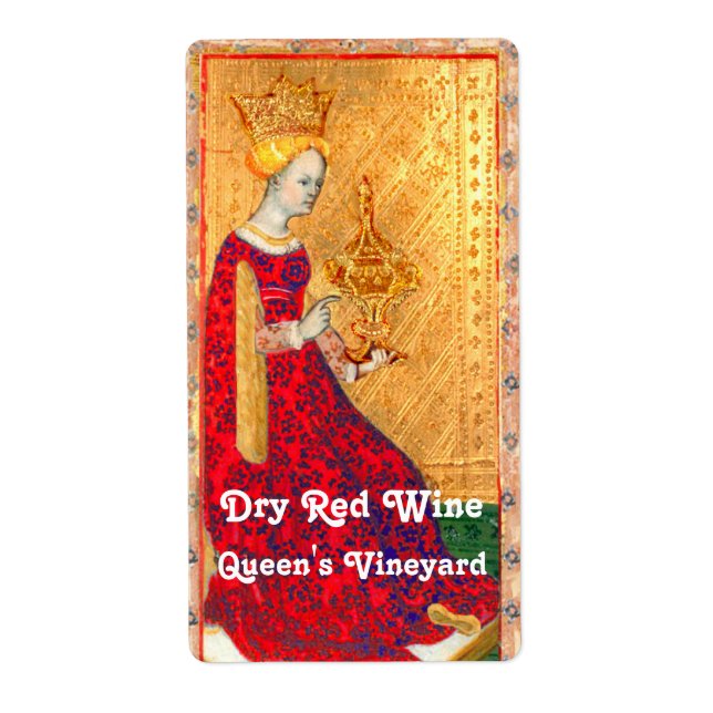 QUEEN'S VINEYARD WINE / ANTIQUE RENAISSANCE TAROTS (Front)